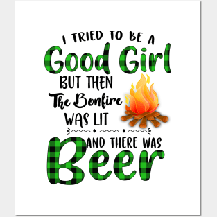 I Tried To Be A Good Girl Beer Posters and Art